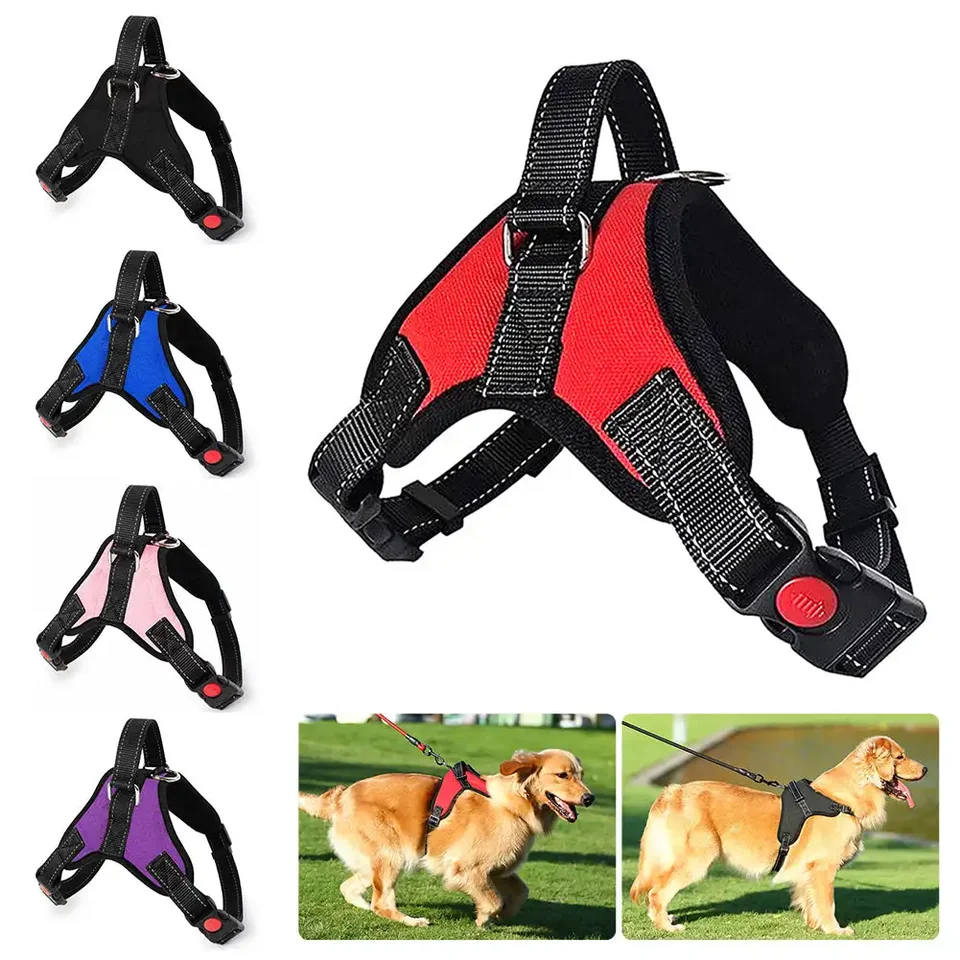 Saddle Dog Postry reflexný nastaviteľný zväzok domácich miláčikov bez ťahu, ktorý vychádzka na chodenie Malé stredné stredné veľké psie hrudný remienok Produkt