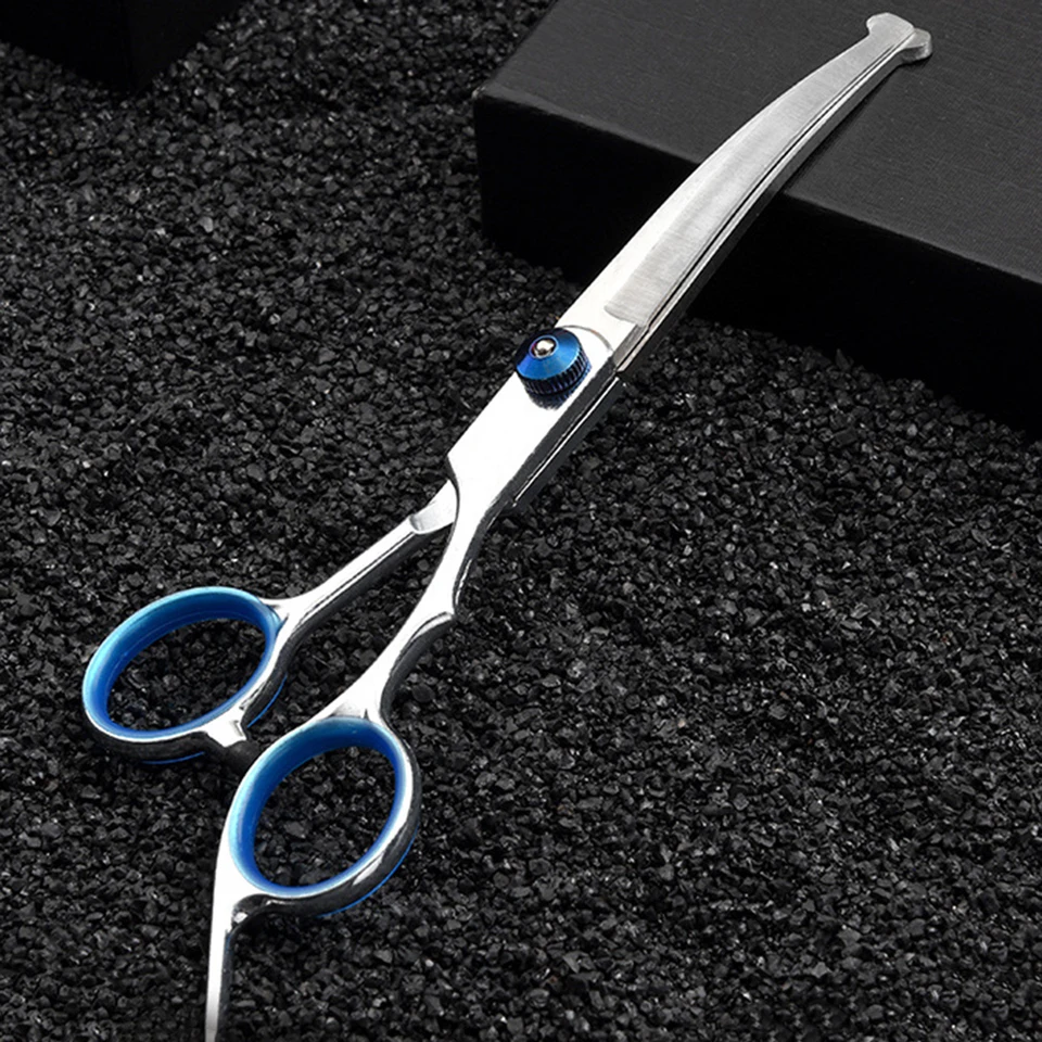 SAFTY PET GROOMING Nožnice okrúhle hlava Profesionálne nožnice z nehrdzavejúcej ocele na rezanie psích vlasových miláčikov nožnice na šmy