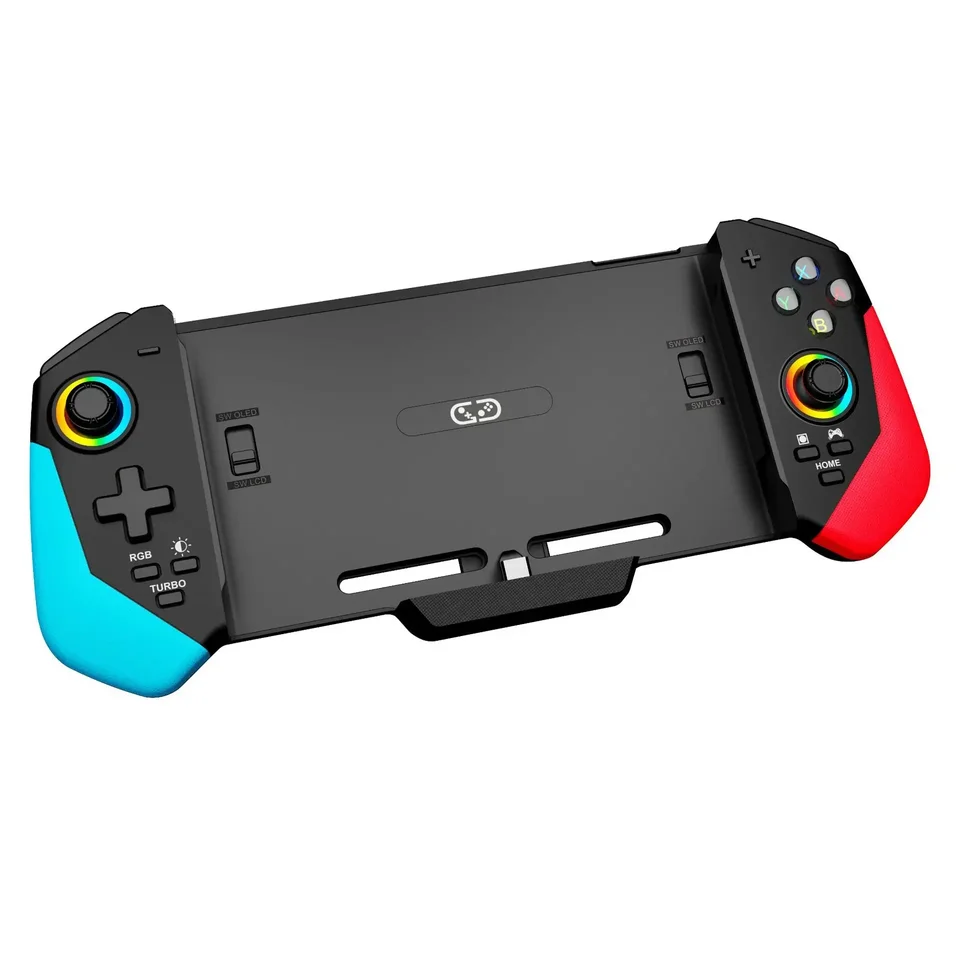 Saitake STK-7047 pre prepínač OLED in-line ovládač 6-osí Gyroskop Funkcia RGB Farby pre N-SWITCH OLED JOYPAD