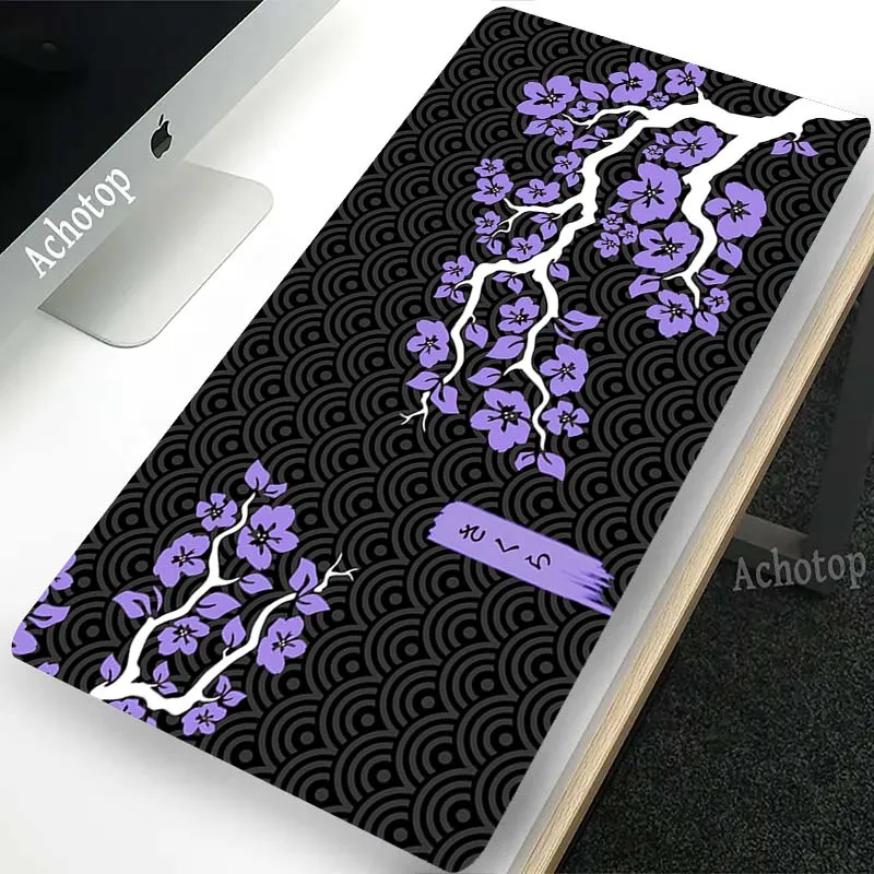 Sakura Play Mats MousePad Cartoon XL Veľká veľkosť hráč Čínska maľba myš Mouse Pad Veľká klávesnica Desk počítač PC Mat Rat Notbook