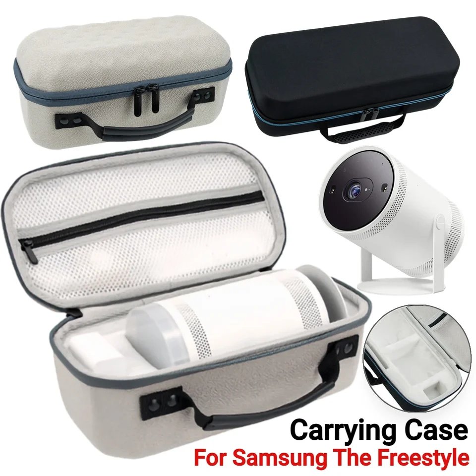 SALANGE SKLADOVANIE PRE HY300 Projektor Travel prepravy projektora pre spoločnosť Samsung The Freestyle Zipper Protector prepravuje tašky