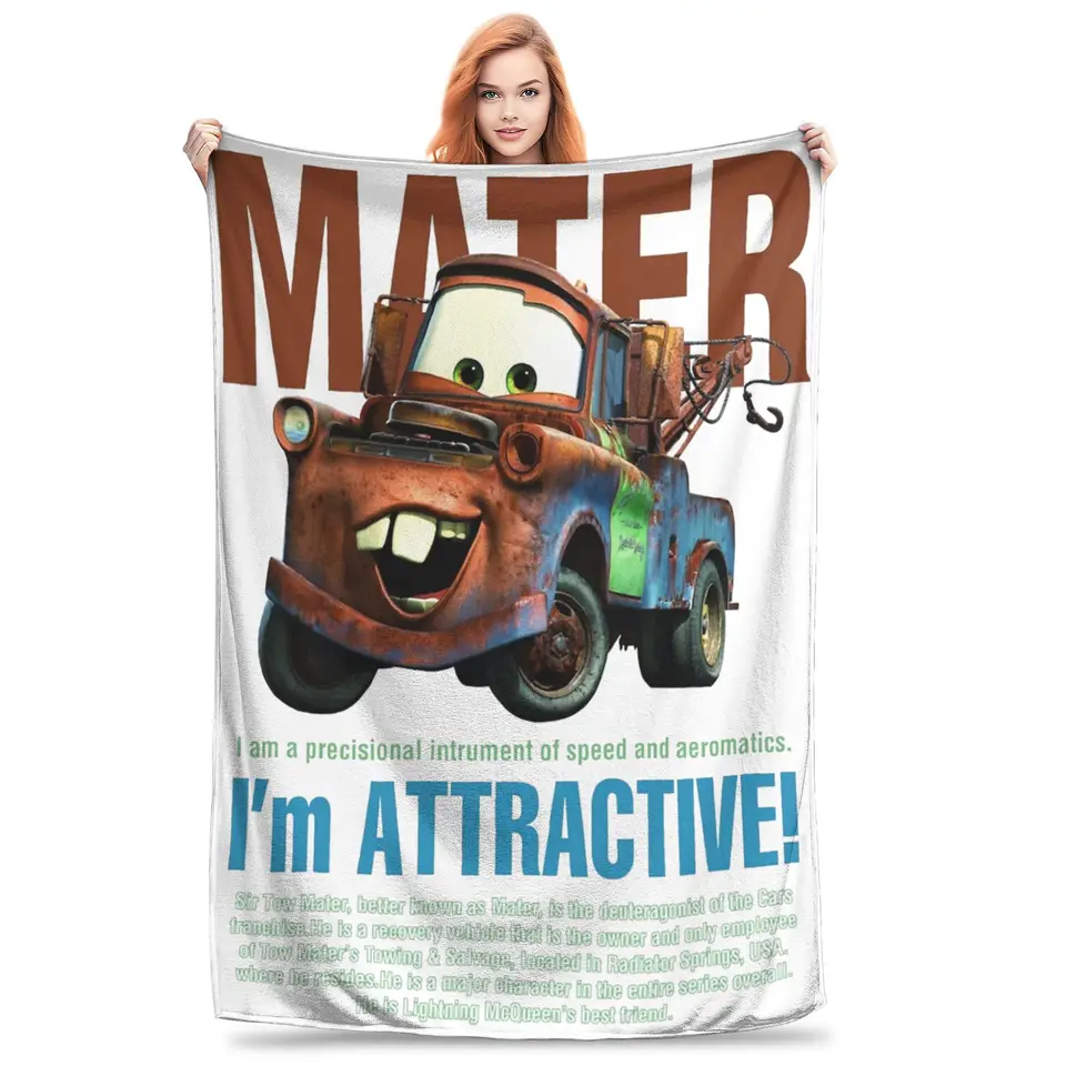 Sally Ich bleskové autá prikrývky super mäkké útulné prikrývky mcqueen pre posteľ 50x60 palca viacerých veľkostí Bedspreads