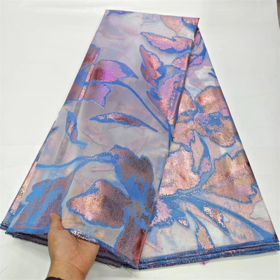 Salouva African Jacquard Brocade Lace Lace Tkanina 2024 Vysoko kvalitný francúzsky čipkovaný čipk