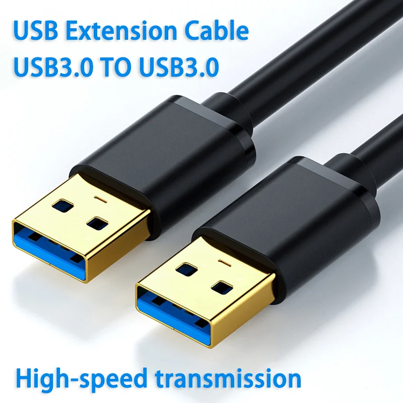 Samiyoe USB na USB predlžovací kábel typ muž na samec USB 3.0 2.0 Extender pre Radiator TV TV TV Box USB káblové predĺženie kábla
