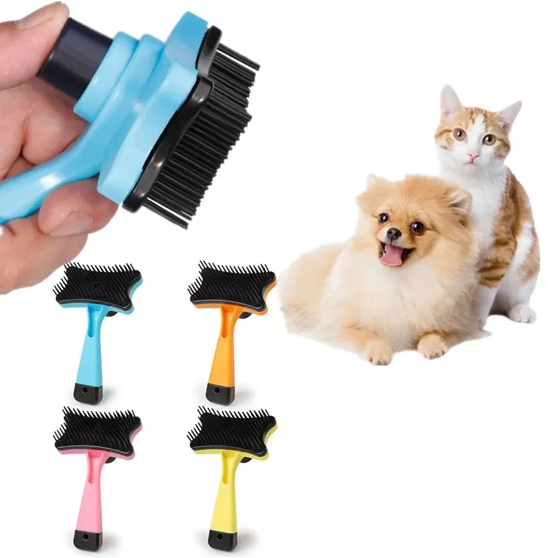 Samoliečba domáce zvieratá profesionálne hrebeň pre psov pre psov Cat Hair Grooming Slicker Comb Gilling Brush Pet Pet Pet Pet Dog Cat Combs
