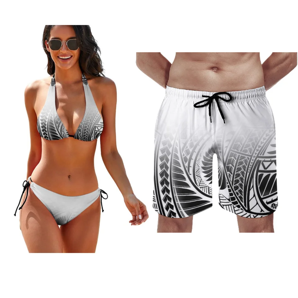 Samoya Bikini Sexy plavky pláž plážové push-up plaviek dizajn pánske plážové nohavice Polynézia Horúce predajné plavky