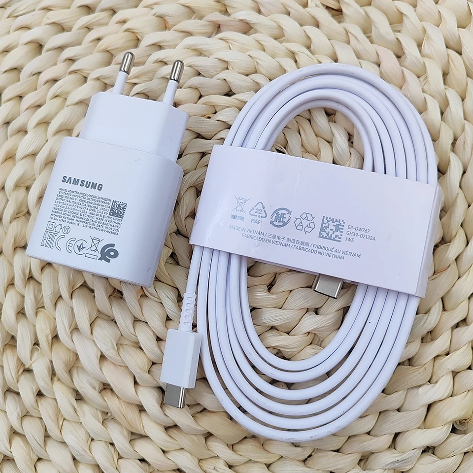 Samsung 25W nabíjačka Super rýchle nabíjanie adaptér 1,8 m typ C pre Galaxy S25 S24 S23 S20 S21 S22 Plus poznámka 20 10 10 A16 5G F34 M34 M54