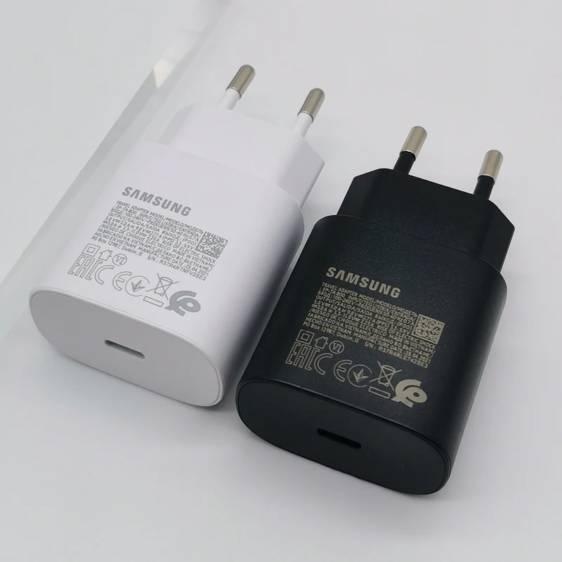 Samsung 25W USB Typ C Super rýchla nabíjačka PD Wall Power Adapter S25 S24 S23 S22 S21 A55 A54 A16 A36 5G Z Základné preklopenie 6 5 Cargador