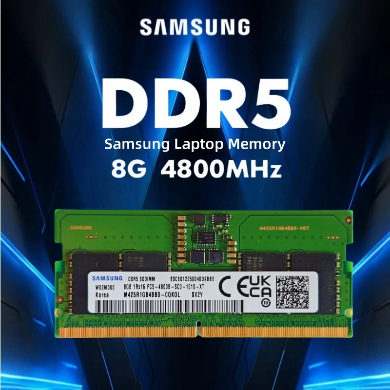 Samsung 8 GB DDR5 4800 MHz PC5-38400 Sodimm Pamäť notebooku RAM (M425R1GB4BB0) - OEM Balenie