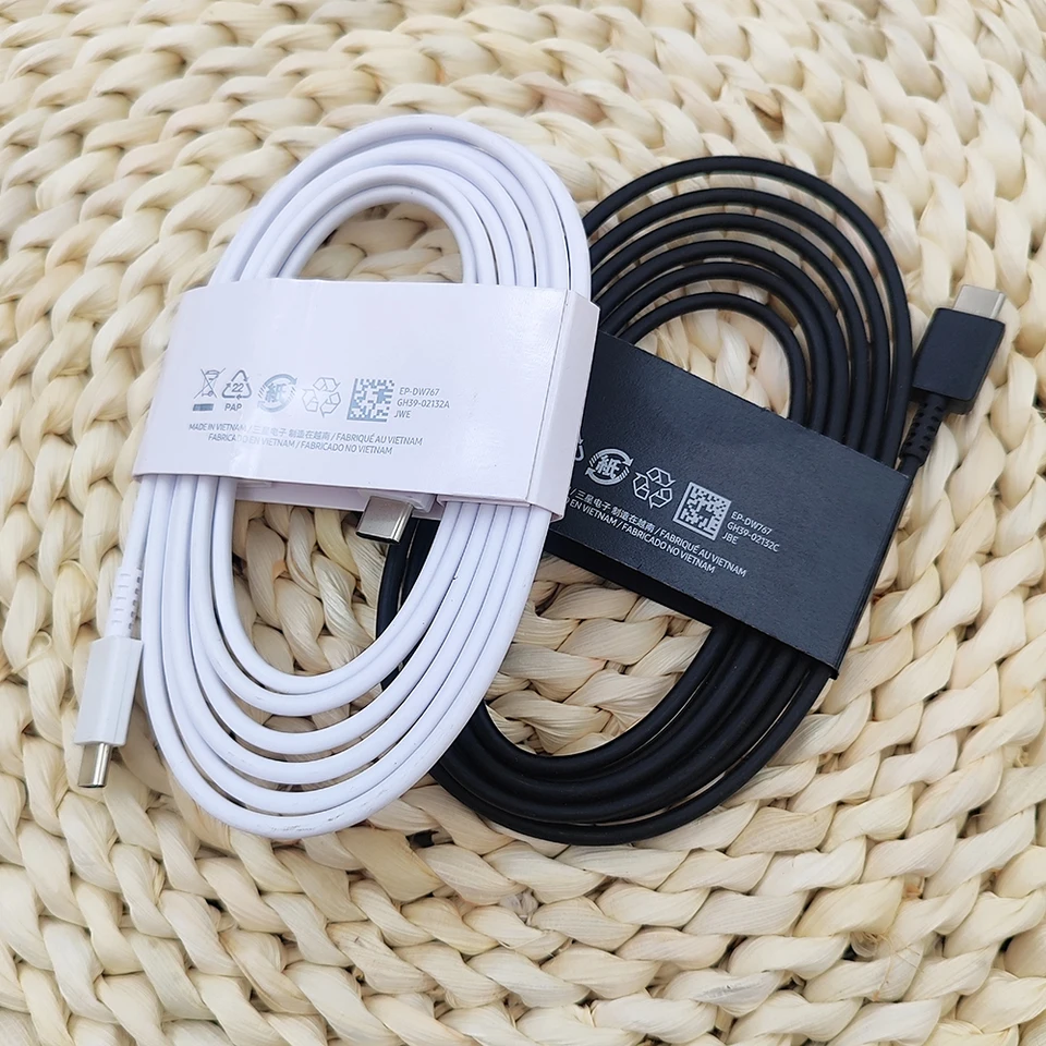 Samsung C55 M55 F55 PD Super rýchle nabíjacie kábel 1/1,8 m pre Samsung S21 Fe S22 plus S23 S24 S25 Ultra Note 20 10 10 A36 A35 A35 A55
