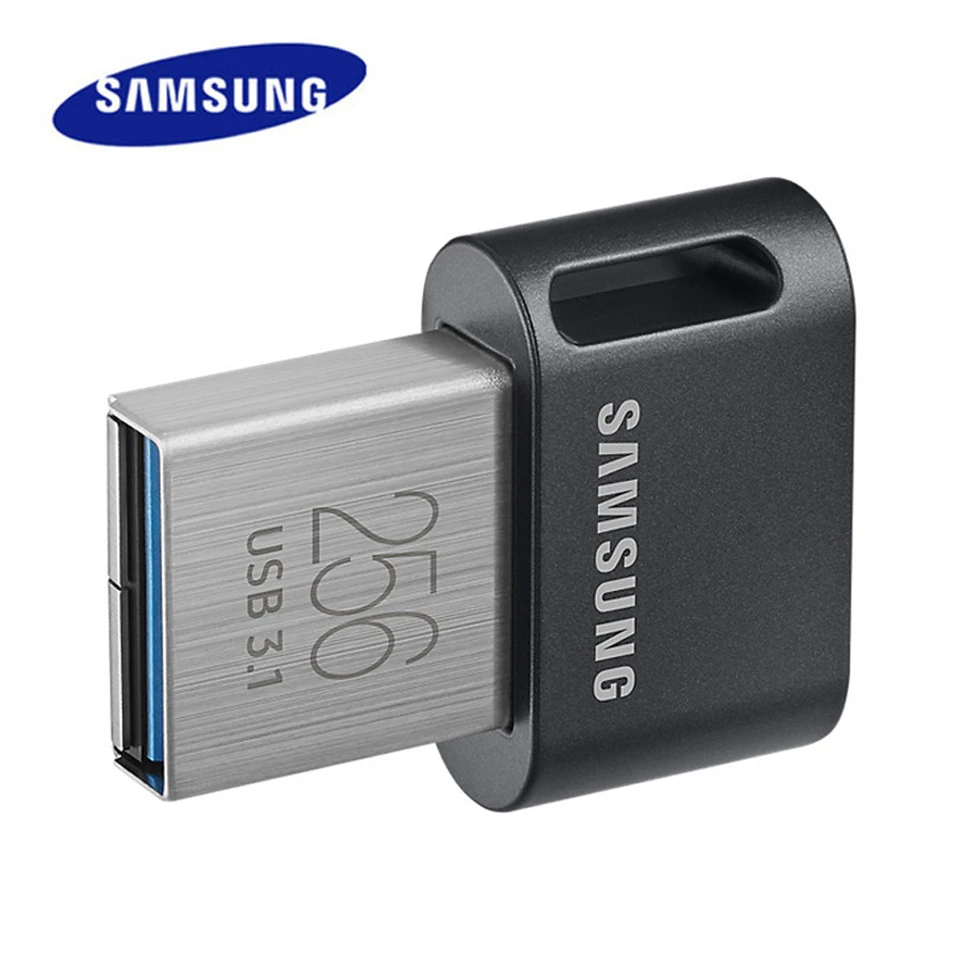 Samsung Original USB3.1 Flash Drive Fit plus 128G 256G 512 GB 400 MB/s vysokorýchlostný mini pevný pohon 64G Rýchlosť čítania až 300 MB/s