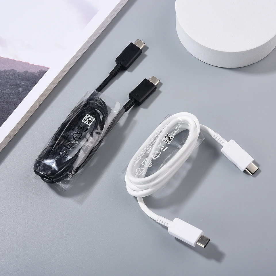 Samsung S24 Ultra 45W Super Fast Charger Cable 100/180 cm PD USB Typ C Line pre Galaxy S23 S22 Plus S21 Ultra Fe Zold 6 5 M55