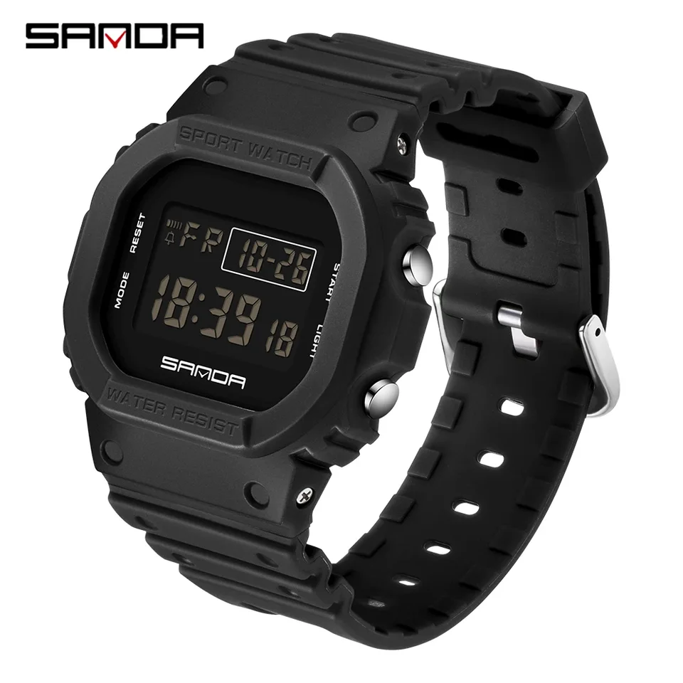 SANDA 2107 Fashion Top Brand G Style Digital Watch Men Waterproof MS Sport Watches Boy Girl Electronic Watch Relogio Masculino