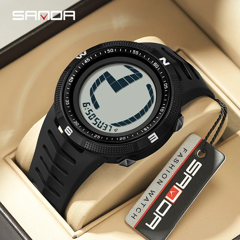 Sanda 6214 Luxusné športové hodinky Pánske športové hodinky pre G Shock Witerproof vojenské LED displejové hodiny digitálne náramkové hodinky hodiny reloj hombre