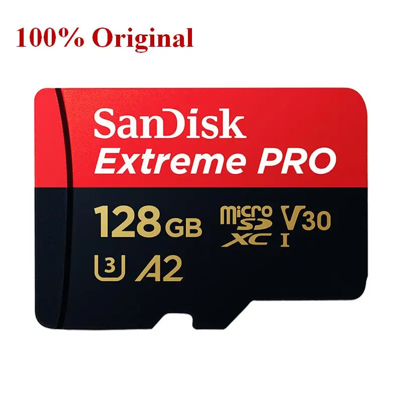 Sandisk Extreme Pro 1TB 512 GB 256GB 128 GB 64GB 32 GB MicrosDHC SDXC UHS-I MICRO TF 170MB/S trieda U3 s adaptérom SD