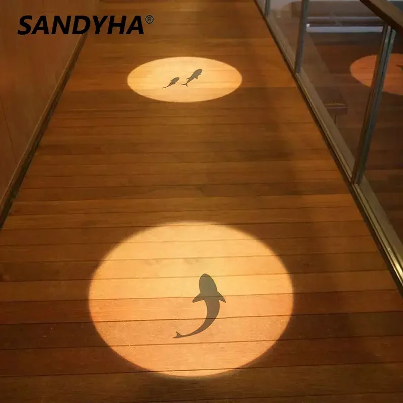 Sandyha stropné svetlo Nordická projekcia Rybie ulička Spálňa obývacia izba Lampa nakupovanie Indoor Lampara Colgante Techo DownLamp LED