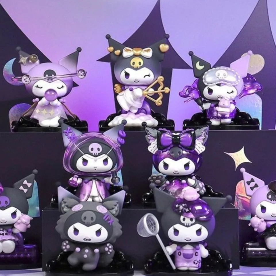 Sanrio Blind Box vlkodlak Kill Game Kuromi Blind Box Doll Hray Birthday Decoration Ručne vyrobený model