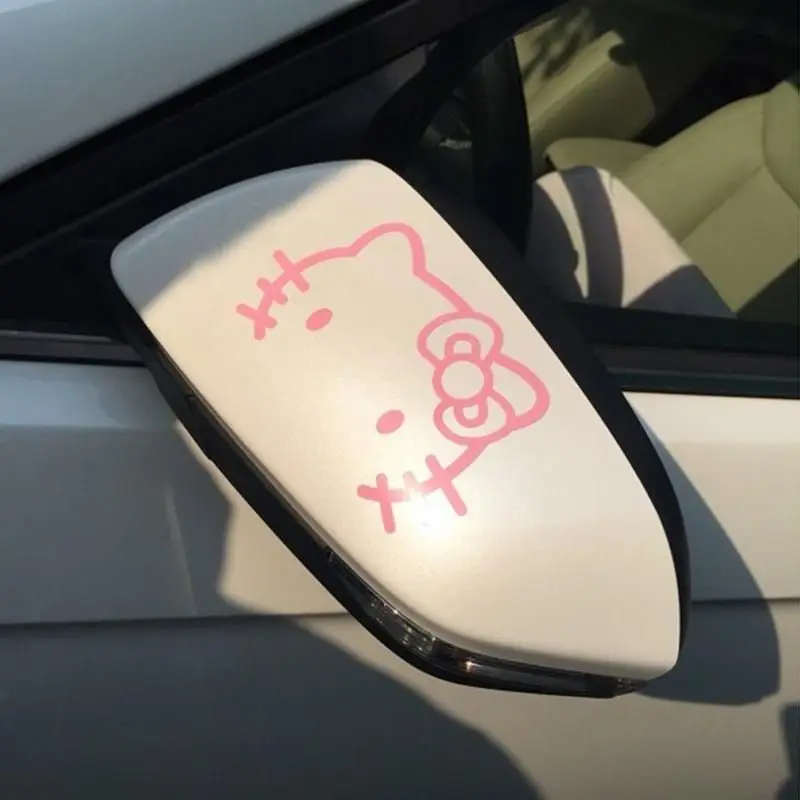 Sanrio Car Conversing Mirror Sticker Reflector Decoration Decoration Painting Car Film Anti-Scratch Karika