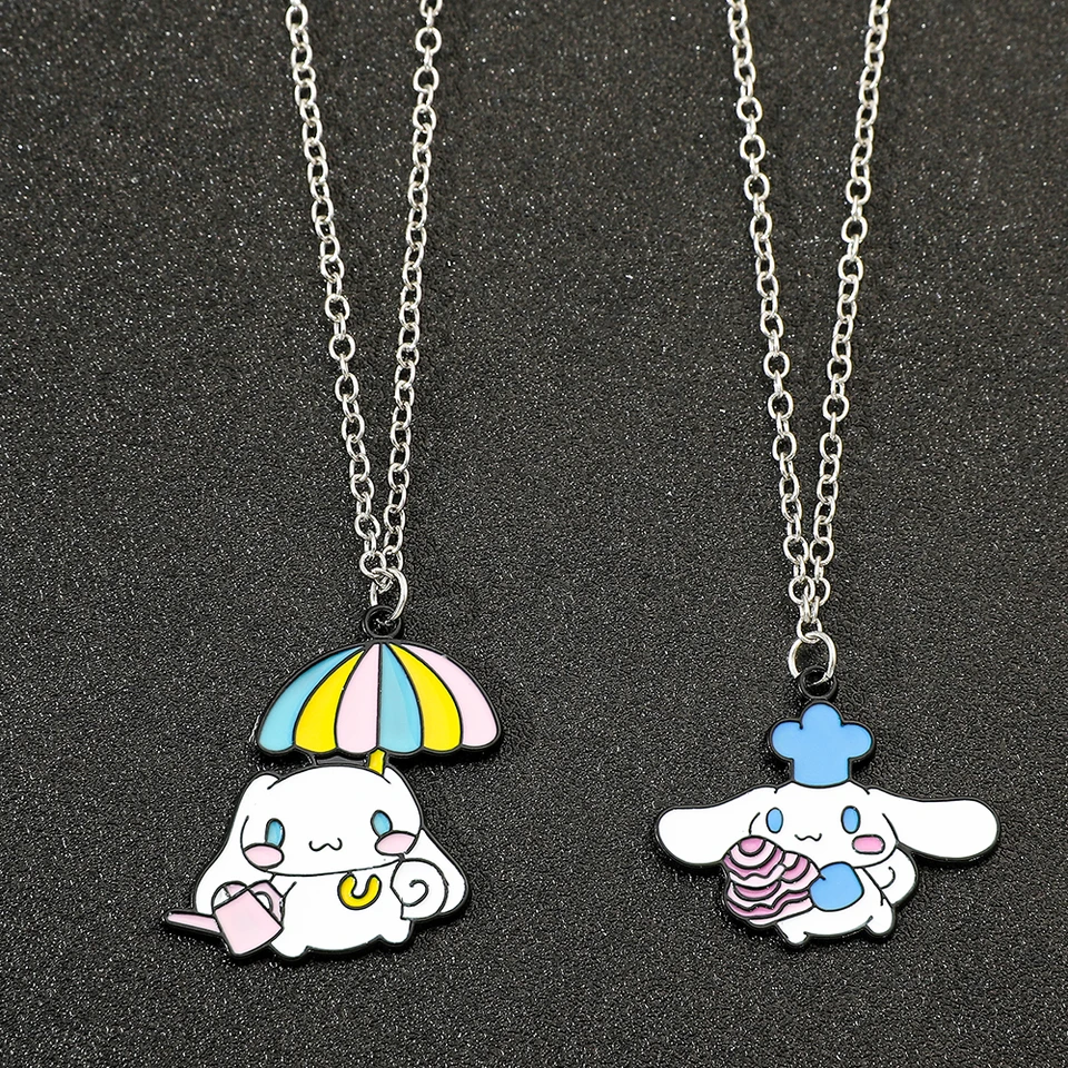 Sanrio Cartoon Cinnamoroll Series Náhrdelník Sladký malý čerstvý a hravý študent Dajte priateľom priateľom darčeky