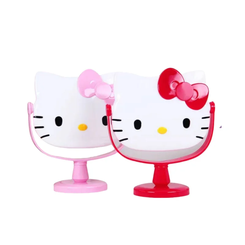 Sanrio Cartoon My Melody Hello Kitty Anime Vanity Mirror Flip vysoký roztomilý dekorácia dekorácia make -up zrkadlo kawaii nový
