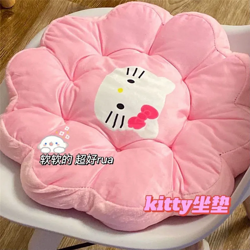 Sanrio Hello Kitty Cartoon anime vankúš Kawaii mäkká domáca stolička zadok koberec škola Karpet kancelária čalúnená vankúš zdobí darček