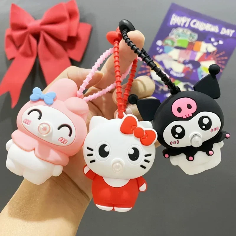 Sanrio Hello Kitty Keychain Cartoon Anime Cutomi Kuromi My Melody Cinnamoroll Pinch Hračky batohový batoh Dievčatá a detské dovolenkové darčeky