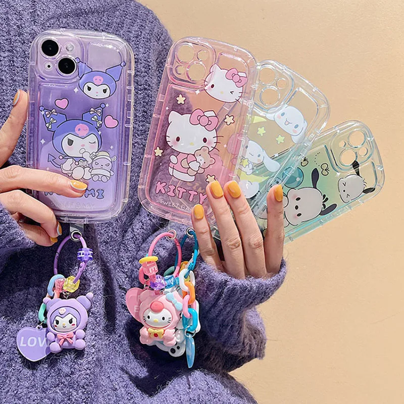 Sanrio Hello Kitty Kuromi Melody Case pre Samsung S22 Ultra S23 S21 Plus Galaxy A34 A54 A14 A04 A23 A13 A50 A52 A32 A51