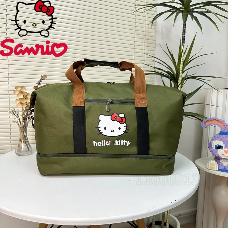 Sanrio Hello Kitty Nová plienka vrecka Kabelka Veľká kapacita módna detská taška na kabelku Karika