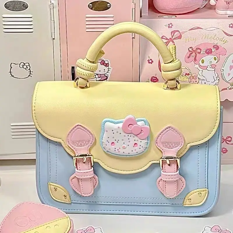 Sanrio Hello Kitty roztomilé jedinečné dizajnérske ramenné tašku sladké jk loli ručné krížové taška japonský štýl harajuku módna kabelka