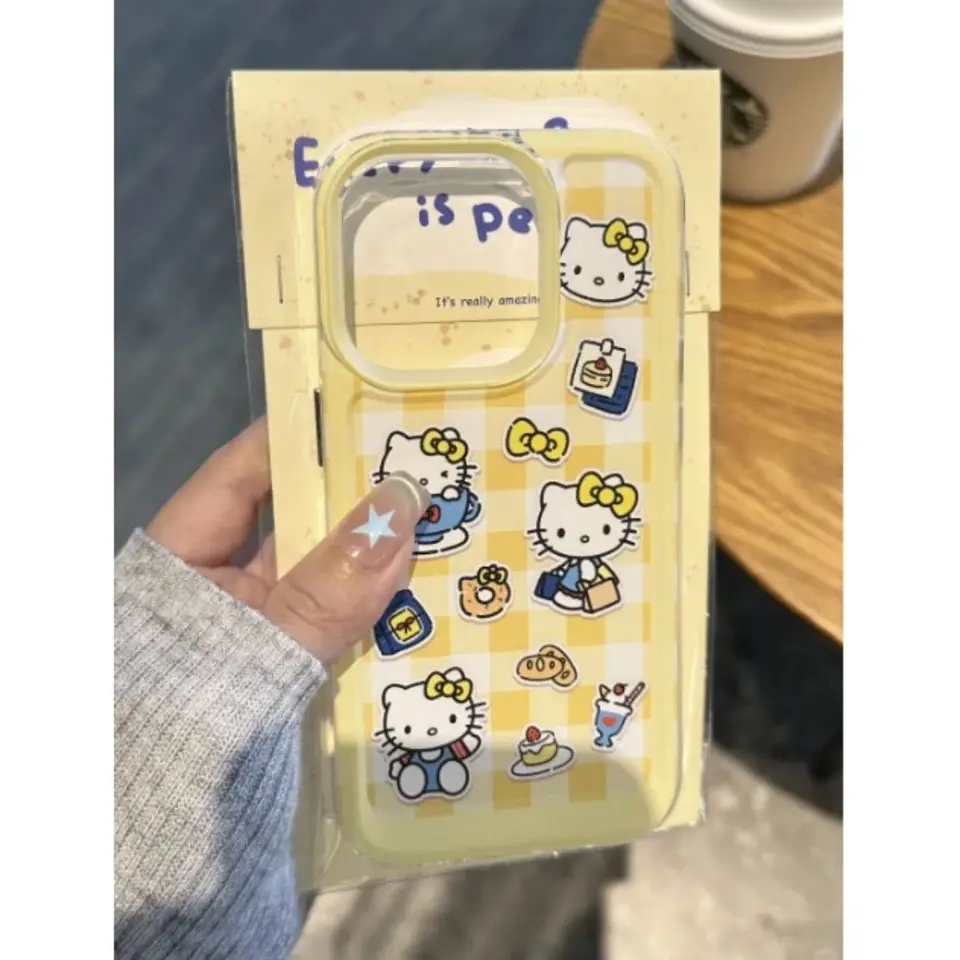 Sanrio Hello Kitty Summer Citron Pase pre iPhone 14 11 Pro Max 13 12 12 Mini XR XS x 8 7 6 6s Plus SE 2020 Silikónový kryt Y2K