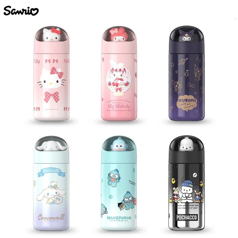 Sanrio Hello Kitty Thermos Kawaii 350 ml Kuromi Cinnamoroll Melody Melody Kids Nerezová oceľ