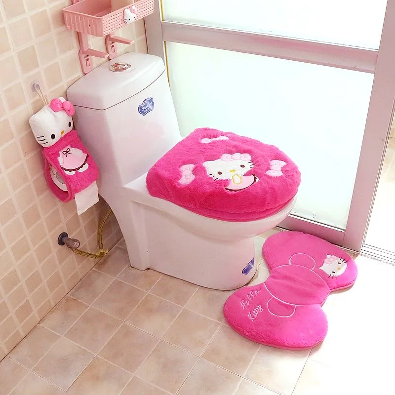Sanrio Hello Kitty toaletné sedadlo Cushion kawaii spál