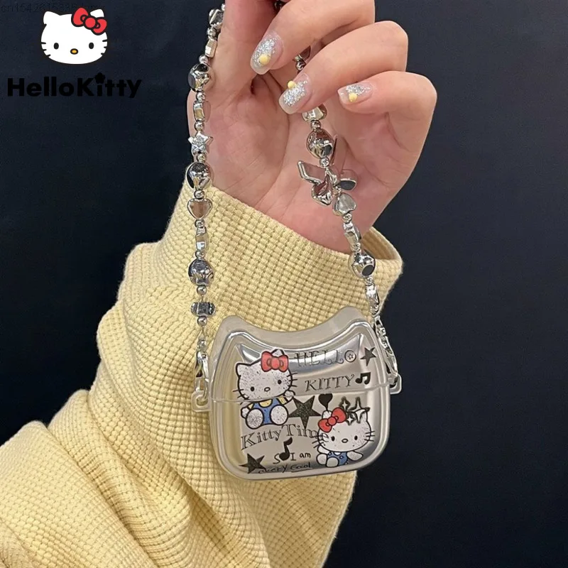 Sanrio Hello Kitty Trendch Star Print AirPods Case AirPods Pro 1 2 3 Generálna kryt