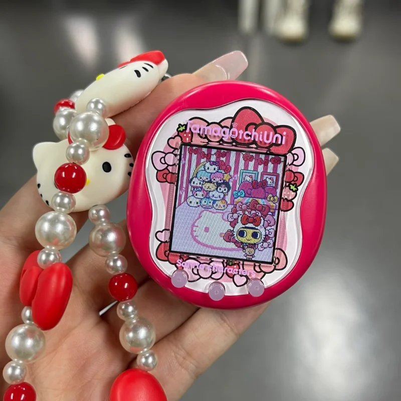 Sanrio Hellokitty Cinnamoroll Tamagotchi Uni Faceplate Silikone Protectect Film Kawaii Sticker Cute Tamagotchi Ochranná dekorácia
