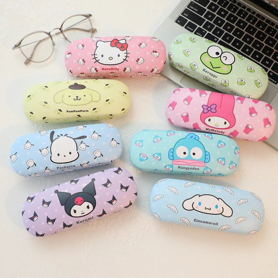 Sanrio karikatúra roztomilý Pochacco Kuromi Cinnamoroll Gueses Case Case Dievčatá Dievča