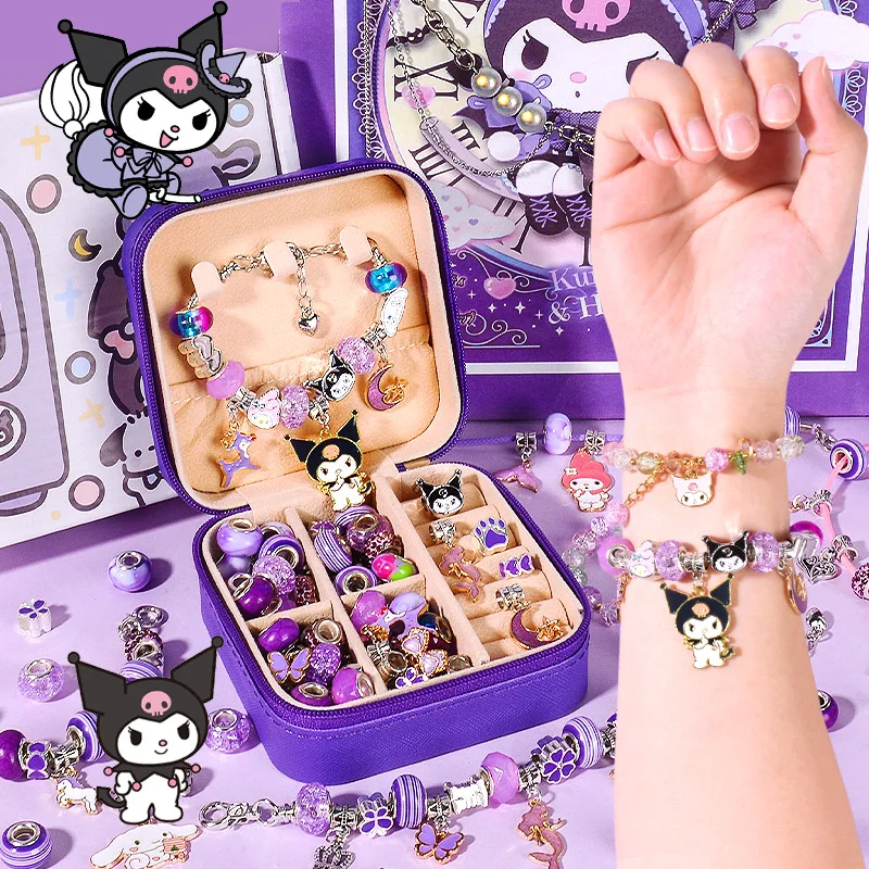 Sanrio kuromi melódiu DIY Náramok