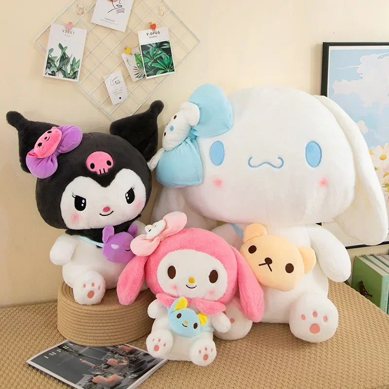 Sanrio Kuromi My Melody Melody Flower Hračky Hračky roztomilé plyšové hračky Hračky Plushies Kawaii hádzanie vankúšov Dolls Darček pre dievčatá pre deti