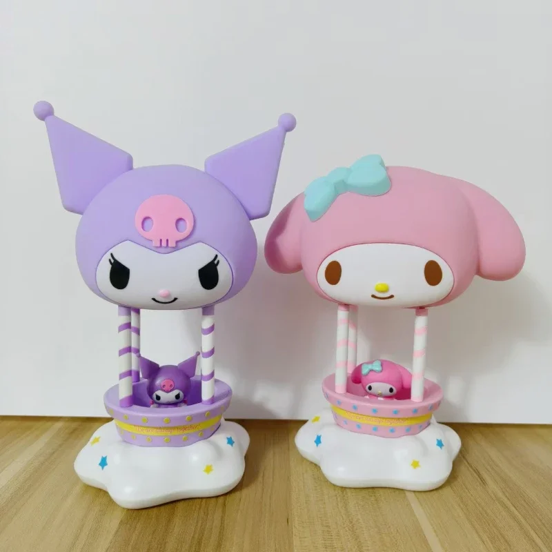 Sanrio kuromi My Melody Silikone Potplantená nočné svetlo horúci vzduch Balón LED lampa roztomilý domáci dekorácia periférne hračky darčeky narodeniny