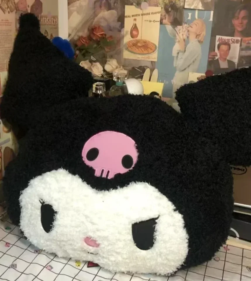 Sanrio My Melody Kuromi plyšové bábiky zvierací karikatúra plnené hračky roztomilé mäkké plyšové vankúš vankúš dievčat narodeniny vianočné darčeky