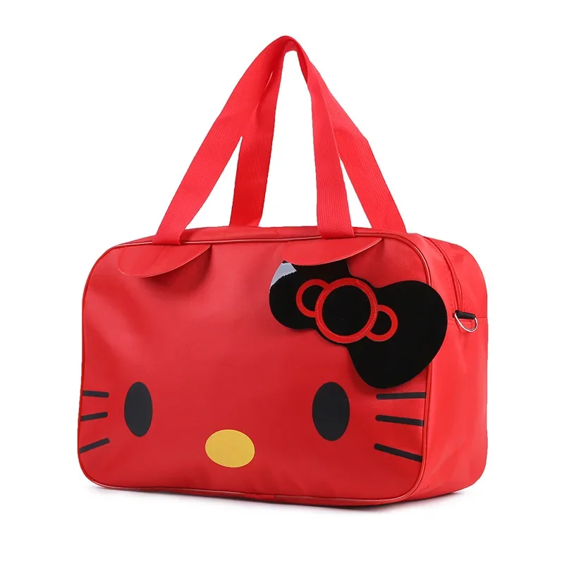 Sanrio Nové Hello Kitty Cartoon Tote Tote Lightweight Witerproof Cestovanie veľkú kapacitu roztomilý batoh s jedným ramenom