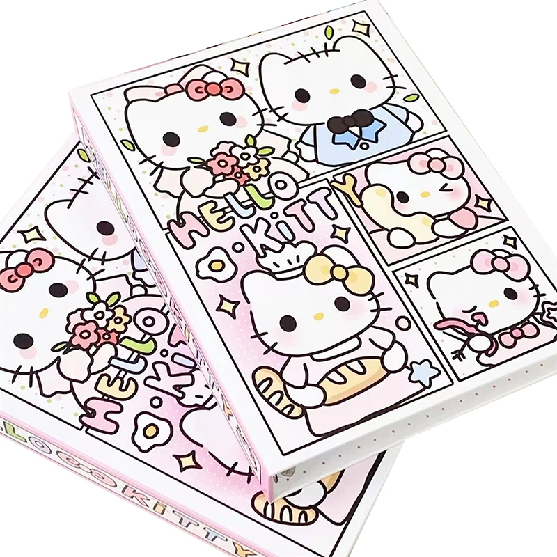 Sanrio prenosné karty album karikatúry úložiská Photo knihy Cute A5 Binder Scrapbook pre dievčatá študenti