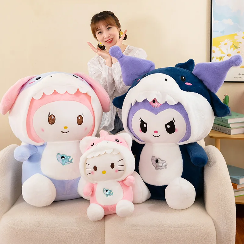 Sanrio Rose Kuromi melody melody Pochacco Hellokitty Cinnamoroll plyšové hračky Dievča