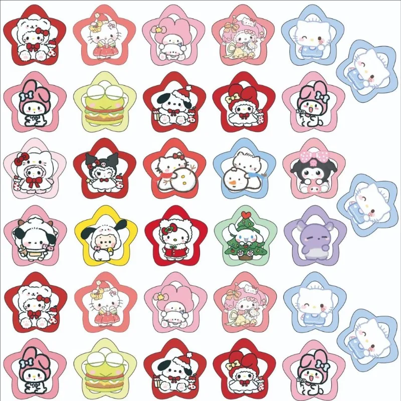 Sanrio Ručné kreslenie, akrylový list, PP Clip Patch, ručne vyrobený materiál pre domácich majstrov, príslušenstvo voči na vlasy Hello Kitty