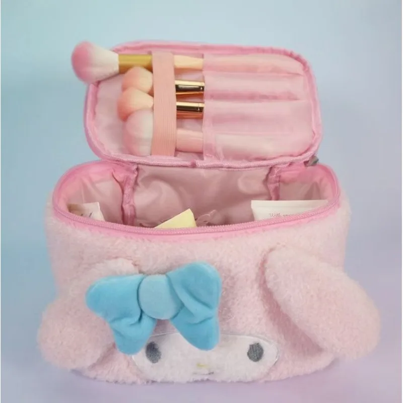 Sanrio Veľká kapacita prenosná kozmetická taška na make -up pre ženy organizátor Organizátor nepremokavé cestovné make -up skladovacie puzdro