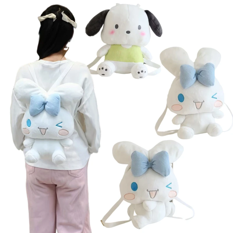 Sanrio Wink Cinnamoroll batoh krásny kawaii anime Pochacco japonský štýl rameno taška lolita plyšová taška vianočné darčeky pre dievča