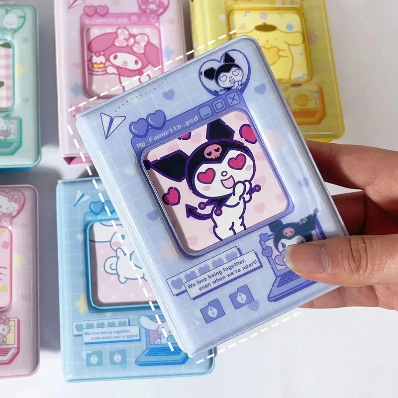 Sanrio Y2K Photo album Kawaii Hello Kitty 3-palcový úložný fotoalb