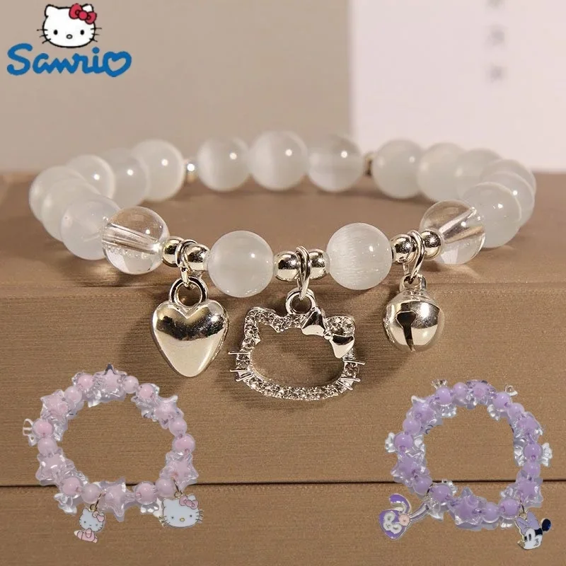 Sanrio šperky náhrdelník anime cinnamoroll Hello Kitty Pearl Brick Vložka náramok módne ornament Ornament Sweet Girl Gift