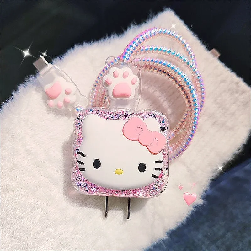 Sanrios Hello Kittys jasne žiaria