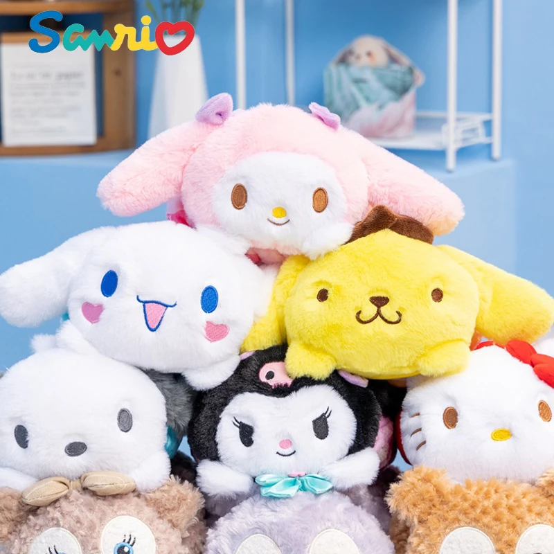 Sanrios hellokittys moja melódia cinnamoroll Kuromi vankúšová prikrývka Doll Doll Doll Spoj s klimatizáciou klimatizácie prikrývky