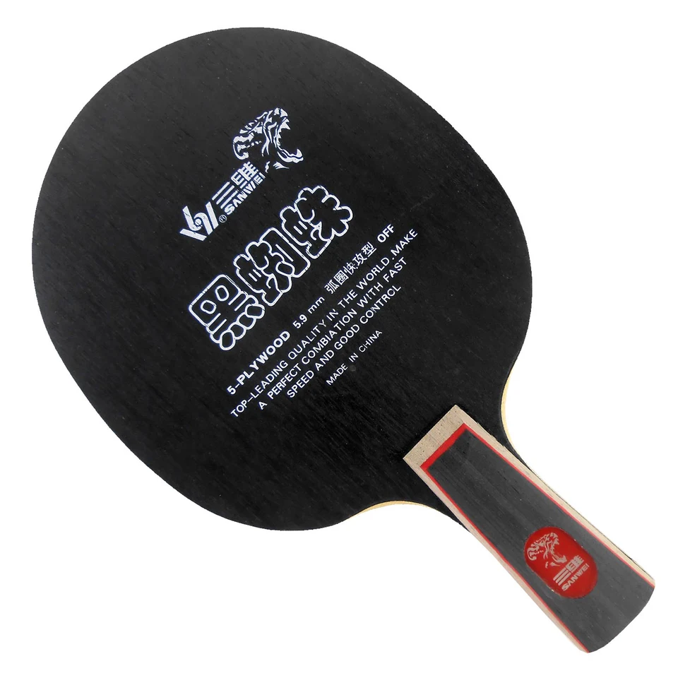 Sanwei A4 Black Spider A 4 A-4 mimo stolového tenisového čepele pre raketu Pingpong